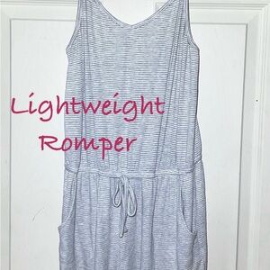 Mossimo Supply striped summer beach romper